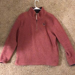 VS PINK sherpa pullover